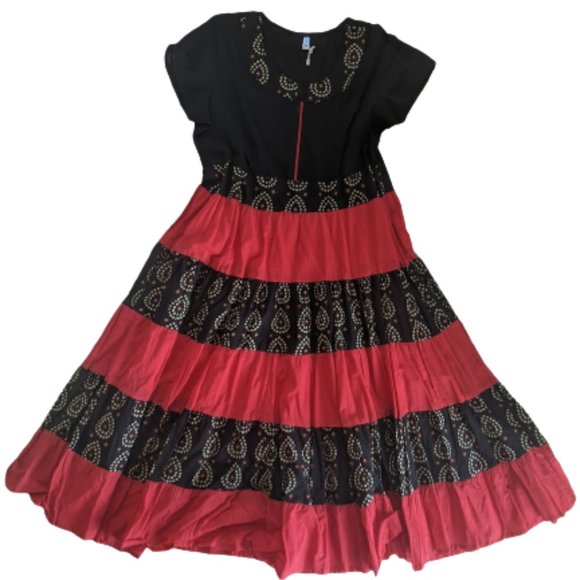 Authentic Indian Dress A-Line Size XL - Picture 1 of 5